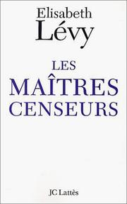 Cover of: Les Maîtres censeurs