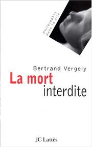 Cover of: La Mort interdite
