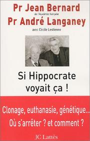 Cover of: Si Hippocrate voyait ca !