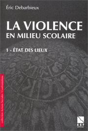 Cover of: La violence en milieu scolaire, tome 1