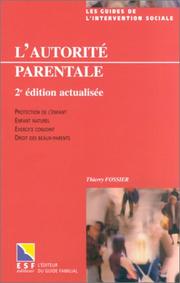 Cover of: L'Autorité parentale