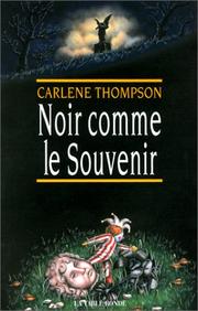 Cover of: Noir comme le souvenir