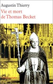 Cover of: Vie et Mort de Thomas Becket