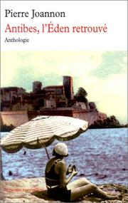 Cover of: Antibes, l'Eden retrouvé