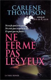 Cover of: Ne ferme pas les yeux