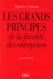 Cover of: Grands principes de fiscalité des entreprises, 4e édition
