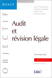 Cover of: Audit et révision légale