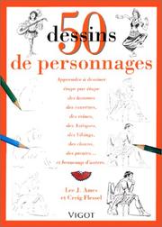 Cover of: 50 dessins de personnages