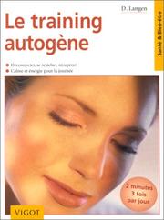 Cover of: Le Training autogène