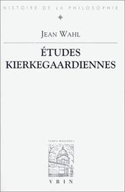 Cover of: Etudes kirkegaardiennes, 4e édition