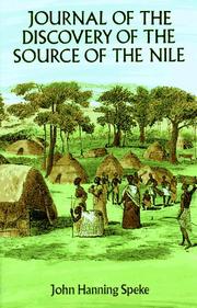 Cover of: Journal of the discovery of the source of the Nile