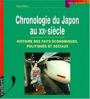 Cover of: Chronologie du Japon au XXe siècle