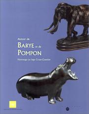 Cover of: Autour de Barye et de Pompon : Hommage au legs Cruse-Guestier