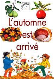 Cover of: LÂautomne est arrivÃ©