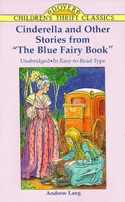 Cover of: Cinderella and other stories from The blue fairy book