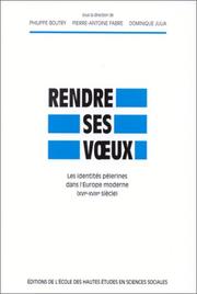 Cover of: Rendre ses voeux