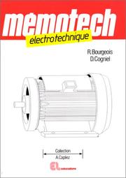 Cover of: Mémotech électrotechnique