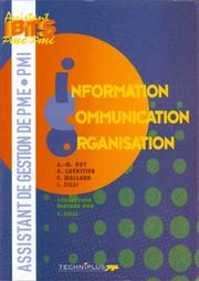 Cover of: Information, communication, organisation