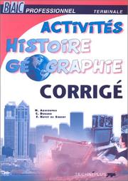 Histoire-géographie, bac pro - terminale, exercices corrigés by Durand