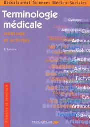 Cover of: La terminologie médicale, bac SMS