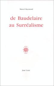 Cover of: De Baudelaire au surréalisme