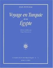 Cover of: Voyage en Turquie et en Egypte