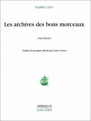 Cover of: Les Archives des bons morceaux