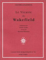 Cover of: Le Vicaire de Wakefield (livre non massicoté)