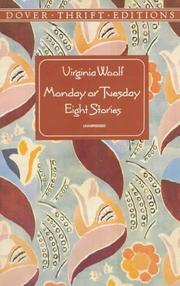 Cover of: Monday or Tuesday by Virginia Woolf