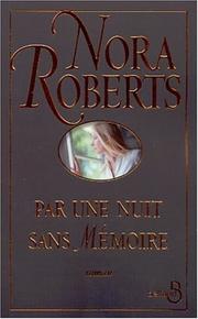 Cover of: Par une nuit sans mémoire by 