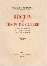 Cover of: Récits des temps de guerre