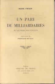 Un Pari de milliardaires et autres nouvelles