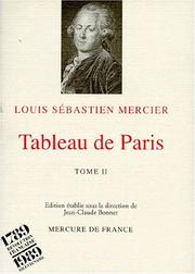 Cover of: Tableau de Paris. Volumes VII à XII , tome 2