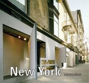 Cover of: New York Minimalism by Aurora Cuito
