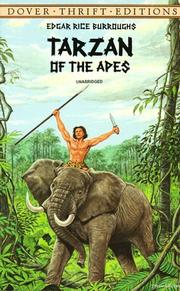Cover of: Tarzan of the apes by Edgar Rice Burroughs