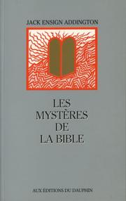 Cover of: Les Mystères de la Bible