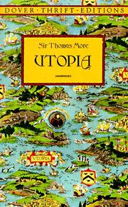 Cover of: Utopia by Thomas More