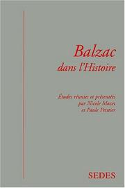 Cover of: Balzac dans l'histoire