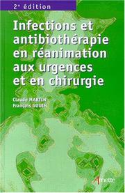 Cover of: L'antibiothérapie en réanimation, aux urgences et en chirurgie