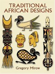 Cover of: Traditional African designs