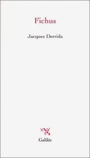 Cover of: Fichus (livre non massicoté) by Jacques Derrida