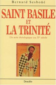 Cover of: Saint Basile et la Trinité by Sesboue