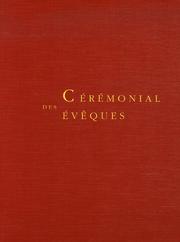 Cover of: Ceremonial des eveques