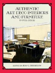 Cover of: Authentic art deco interiors and furniture in full color