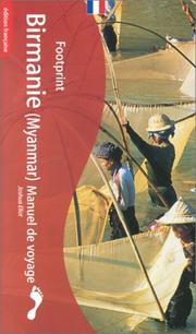 Cover of: Footprint: Birmanie Manuel De Voyage