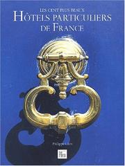 Cover of: Hôtels particuliers de France by Philippe Cros
