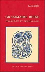 Cover of: Grammaire russe