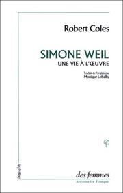 Cover of: Simone Weil, une vie à l'oeuvre