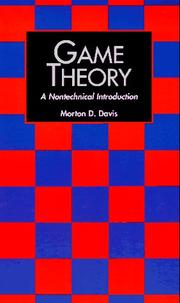 Cover of: Game theory by Morton D. Davis
