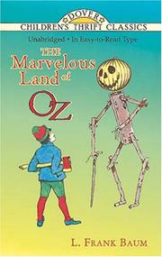 Cover of: The  marvelous land of Oz by L. Frank Baum